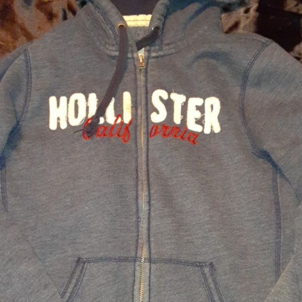 Hollister zip up jacket